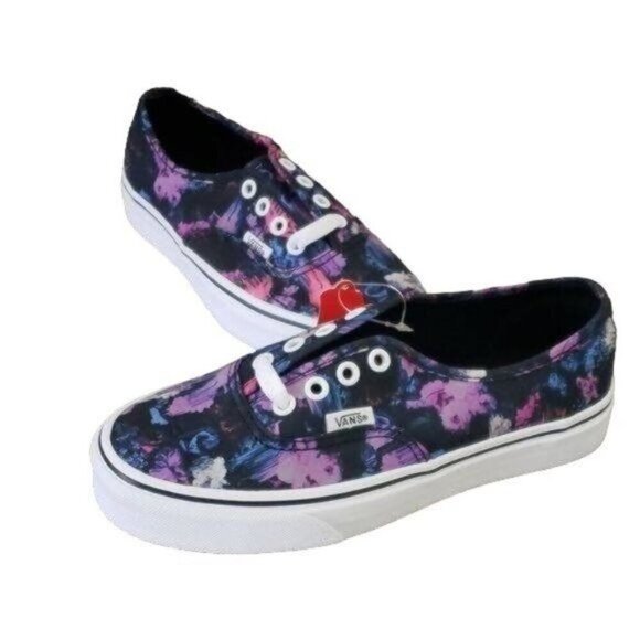 New Vans Womens Authentic Floral Sneakers Size 7.5 Boho Skater Fairy Grunge - Picture 2 of 9